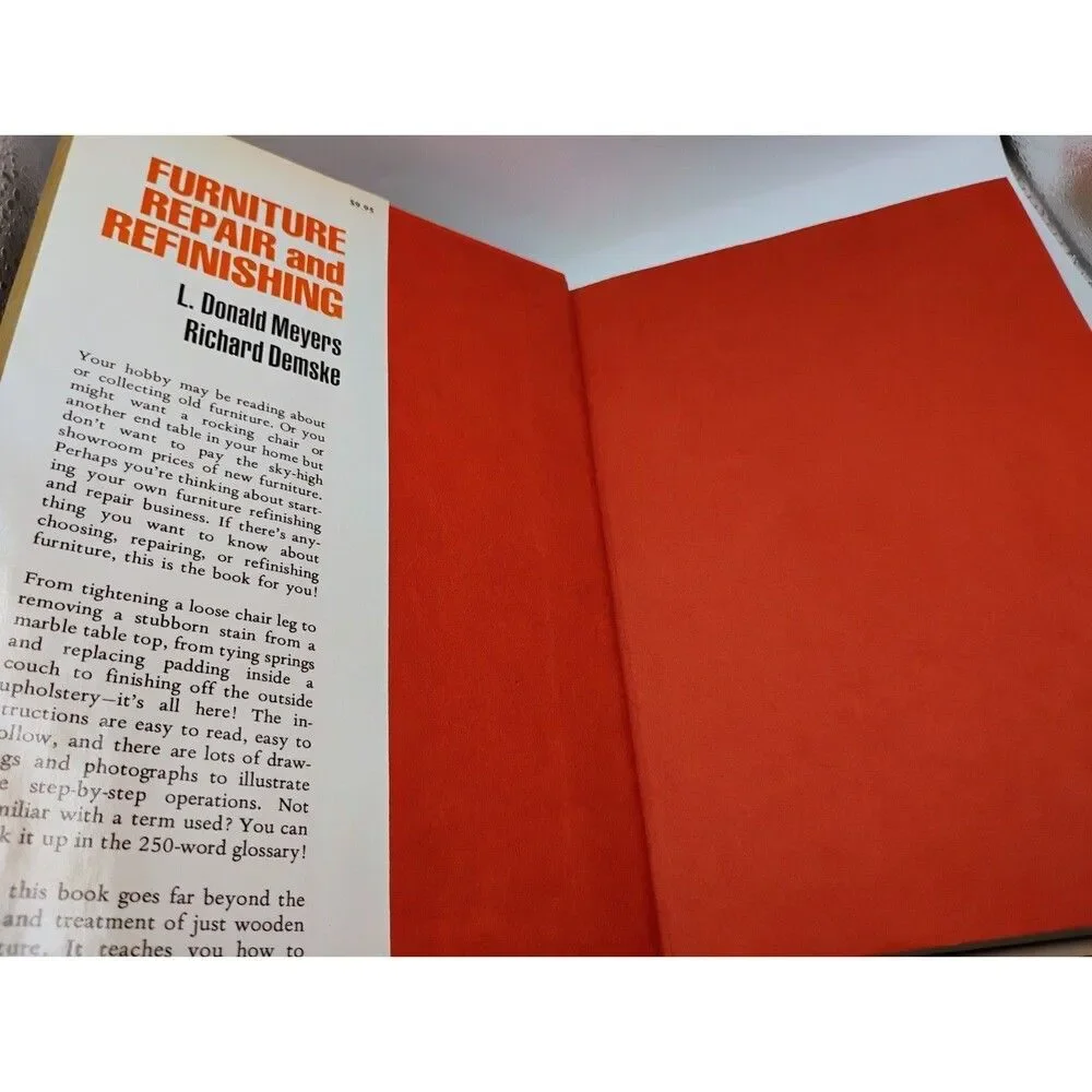 Furniture Repair & Refinishing by L Donald Meyers and Richard Demske 1974